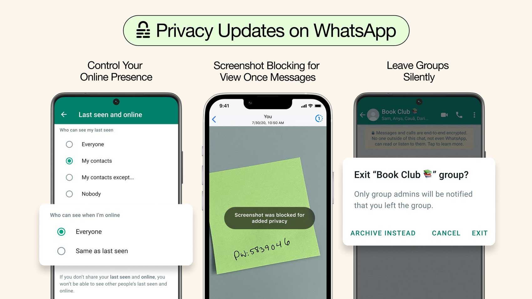 Privacidad WhatsApp