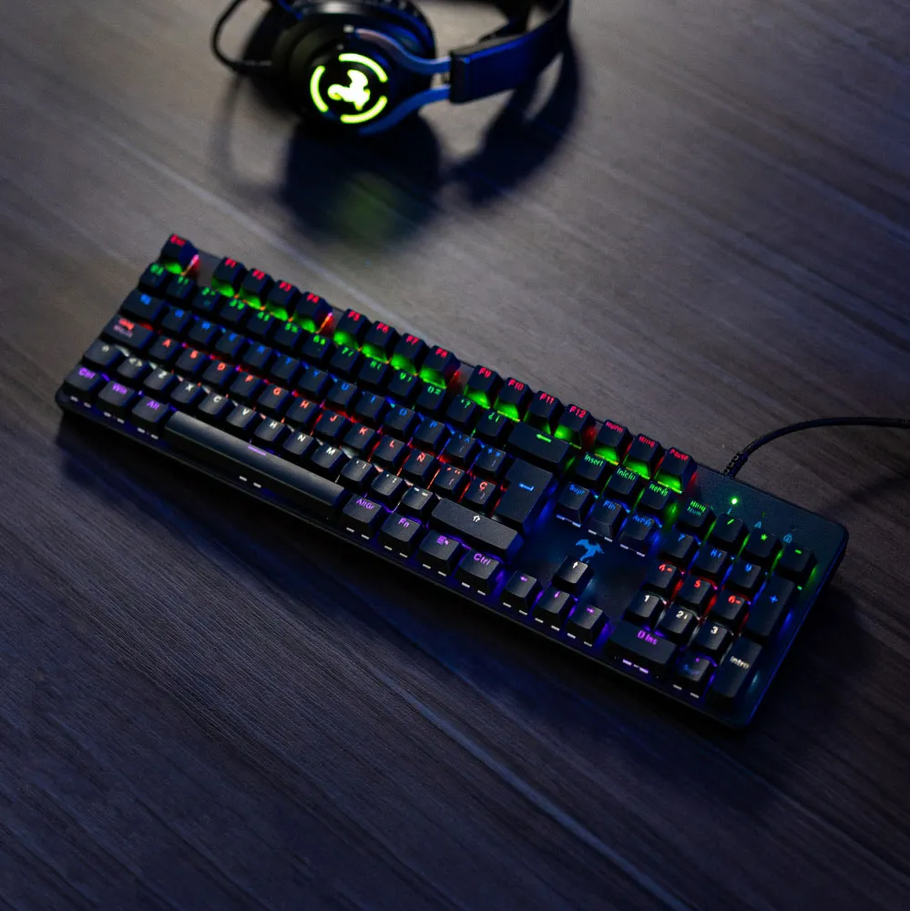 Teclado Gamer Mecánico Tánatos KGT-491