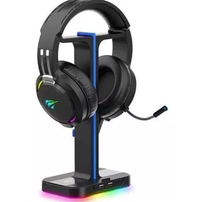 Soporte para Auriculares RGB y USB