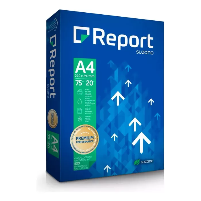 Resma A4 X500 Hojas Report 75G