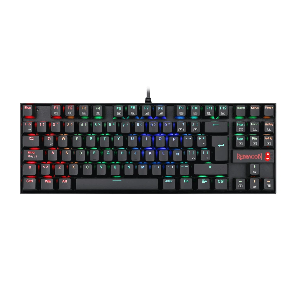 Teclado mecánico Redragon Kumara K552RGB