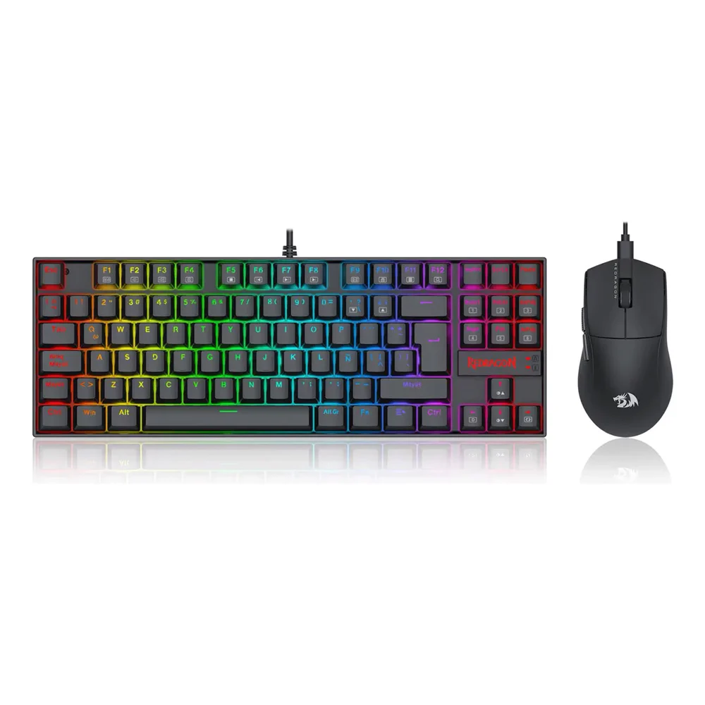 Combo Gamer Redragon Mecanico S145
