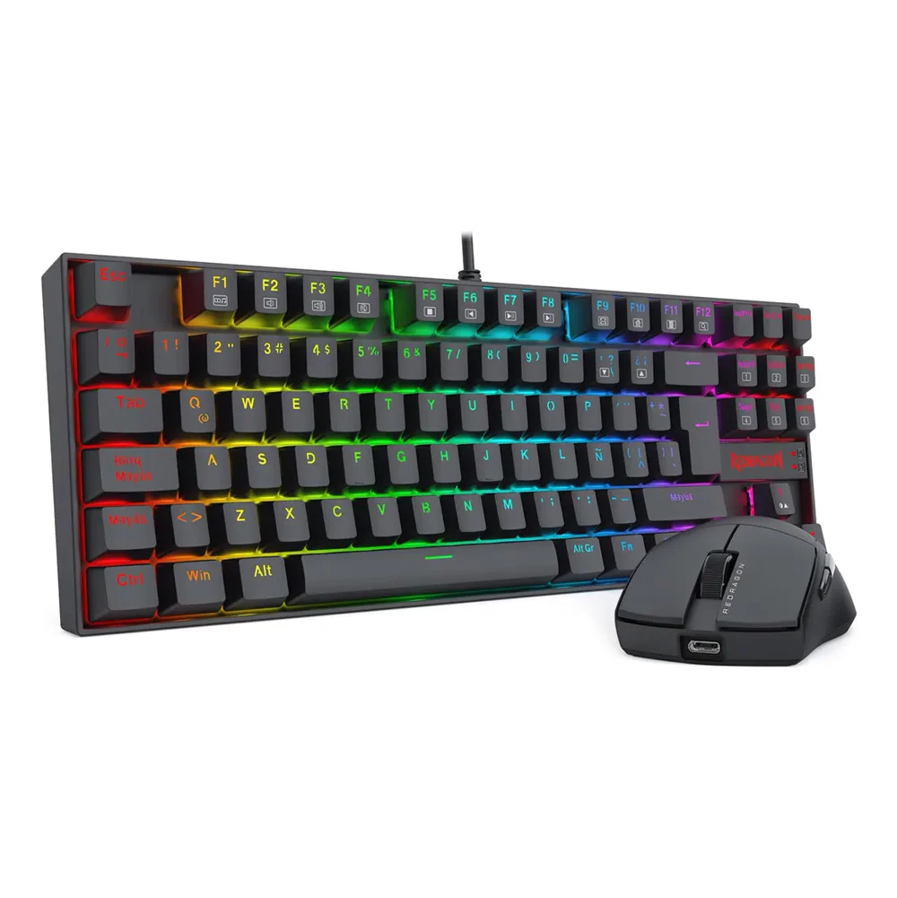Combo Gamer Redragon Mecanico S145